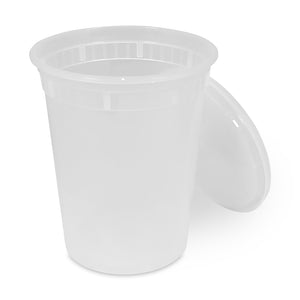 Value+ - 32oz Round Deli Container w/Lids