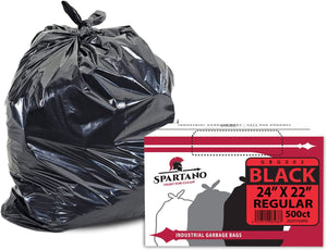 Spartano - Garbage Bags - Regular - Black - 24"x22"