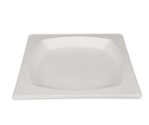 Eco-Craze - 8" Square Bagasse Plate - Retail Pack