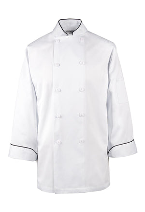 Spirito - Mesh Chef Jacket W/ Vent L/S White - L - BG21821