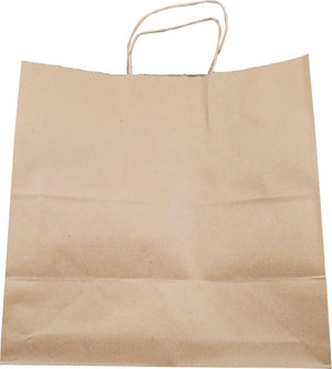 EcoDine Zoom -13x7x13 Kraft Paper Bag - Twisted Handle