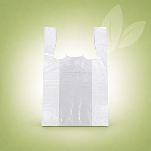 EcoDine Zoom - S2 High Density - White Shopping Bags