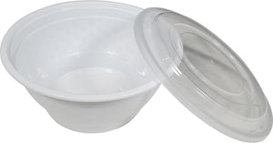 Value+ - 38oz Round Plastic Noodle Bowl - White - YN-38