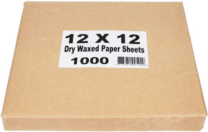 Wax Paper - Dry - 12"x12"